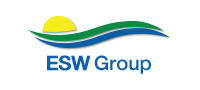 A logo of the esw group