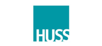 A huss logo is shown in blue.